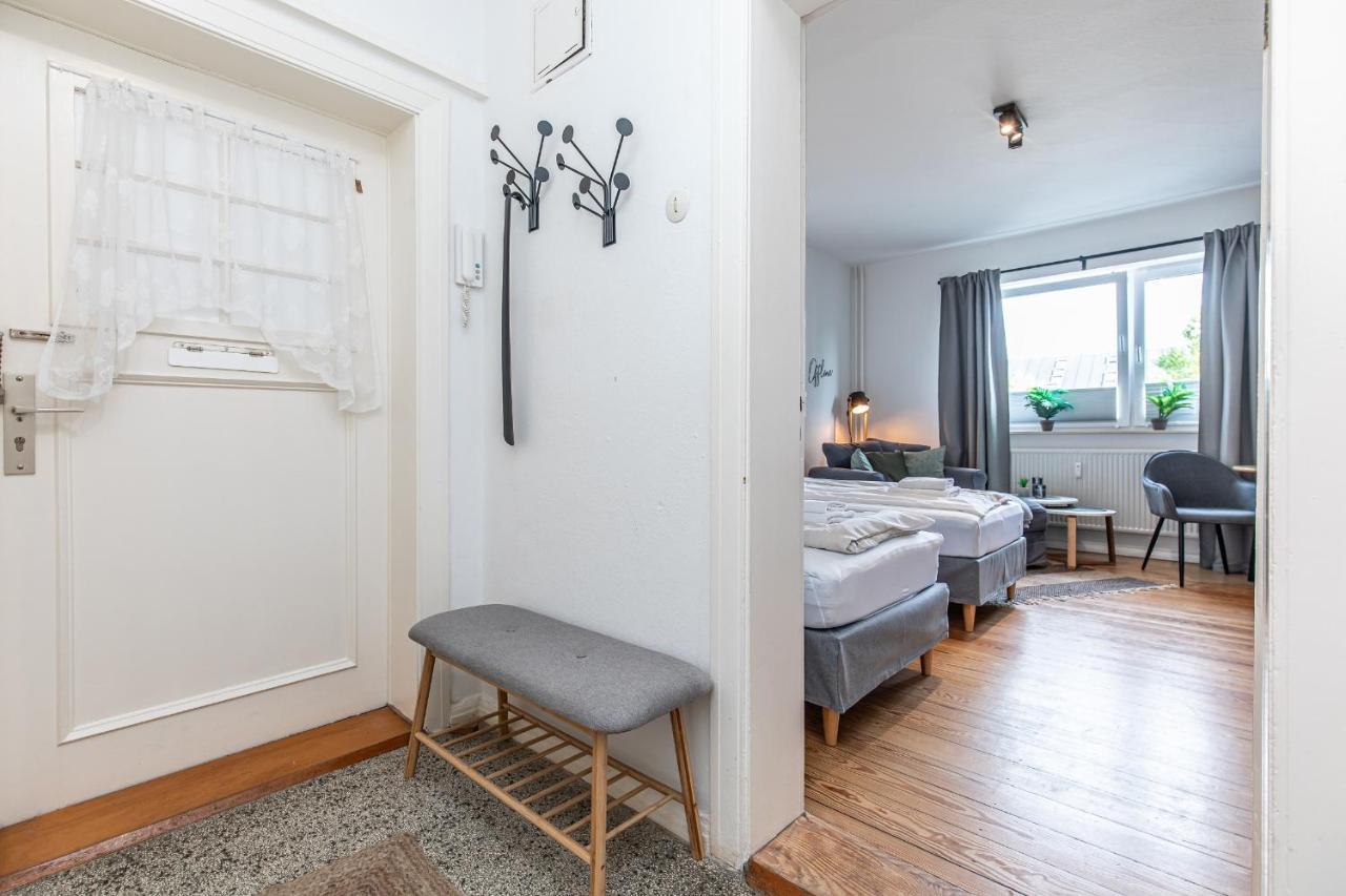 Fewo1846 - Kommood - Zentral Gelegenes Studio-Apartment Mit Balkon Im Hochparterre Φλένσμπουργκ Εξωτερικό φωτογραφία